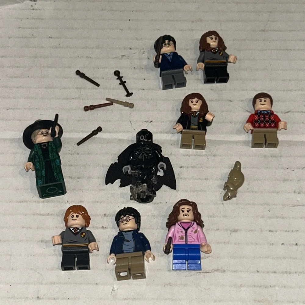 Lego‎ Harry Potter Minifigure Lot Hermione, Dudley, Ron, Magonagal, Dementor E3